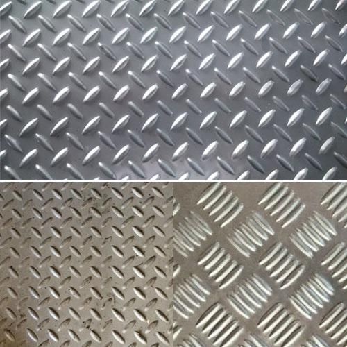 Thép tấm dập gân, lưới dập gân, tôn dập gân chống trơn trượt