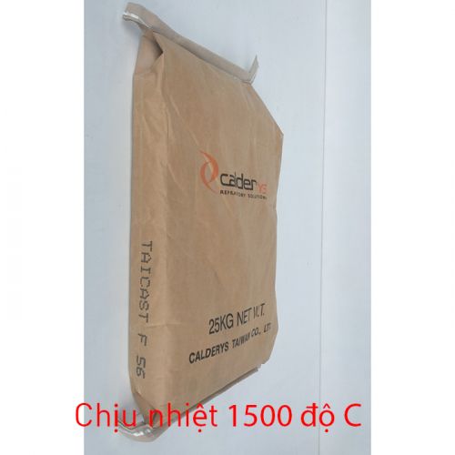 Bê tông chịu lửa Calderys Taicast F56 chịu nhiệt 1500 độ C